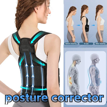 Adjustable Back Posture Corrector Brace